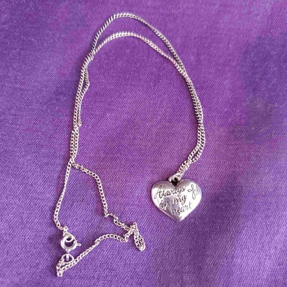 Bob Siemon Sterling Silver‎ Heart Necklace NWOT - Picture 3 of 6